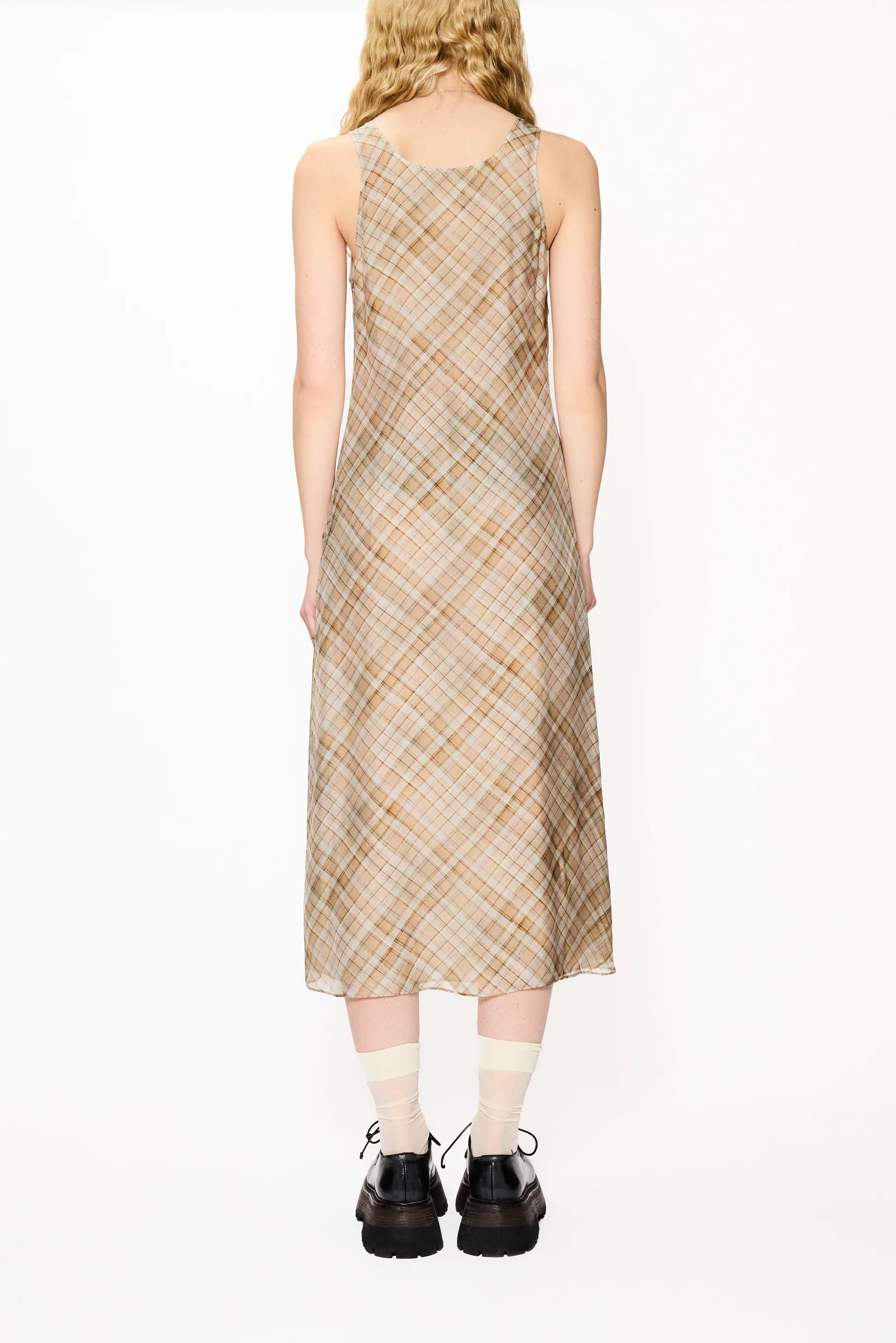 Checked Dress - Image 3