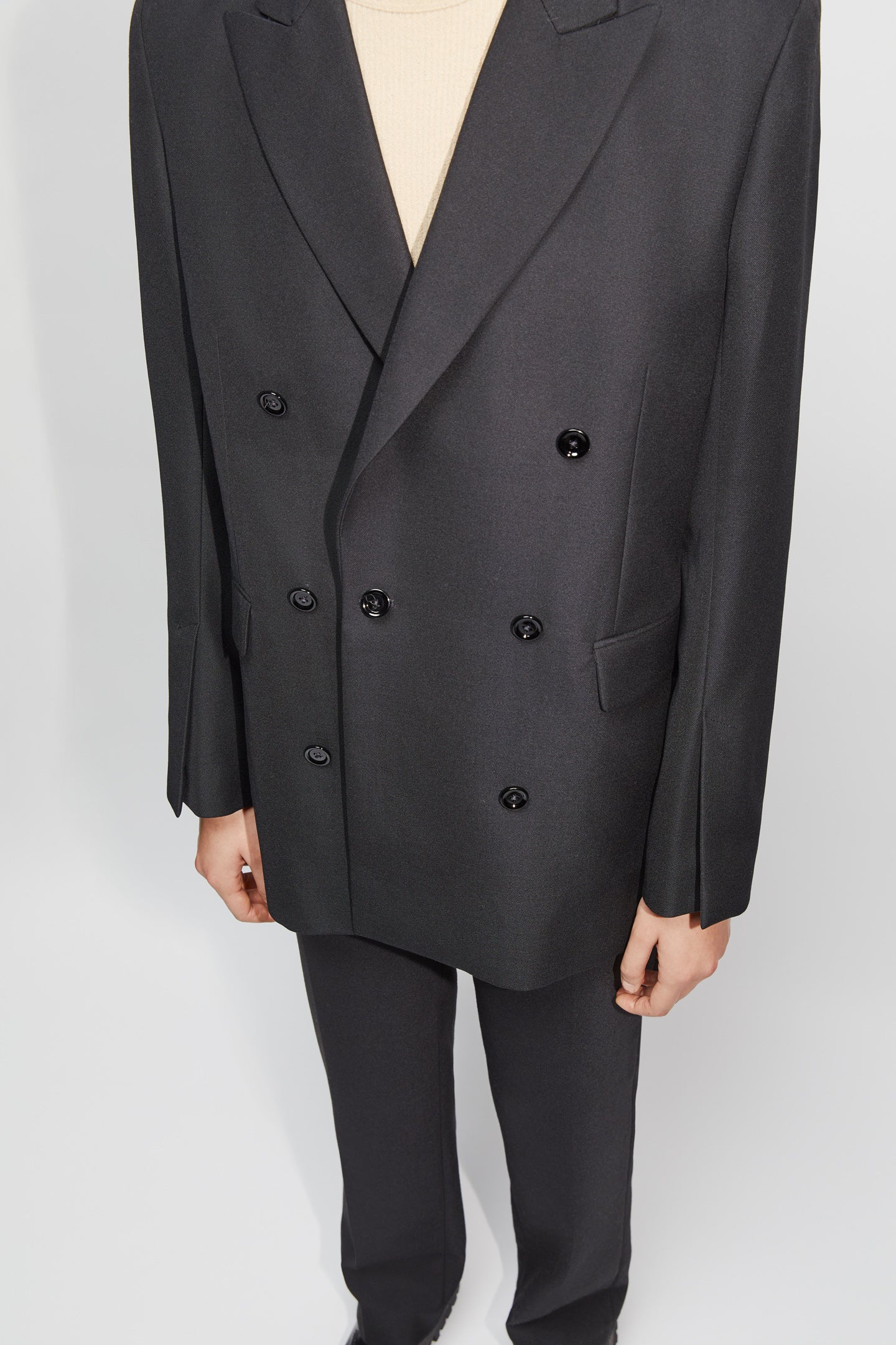 Built Up Double Breasted Blazer - Image 5