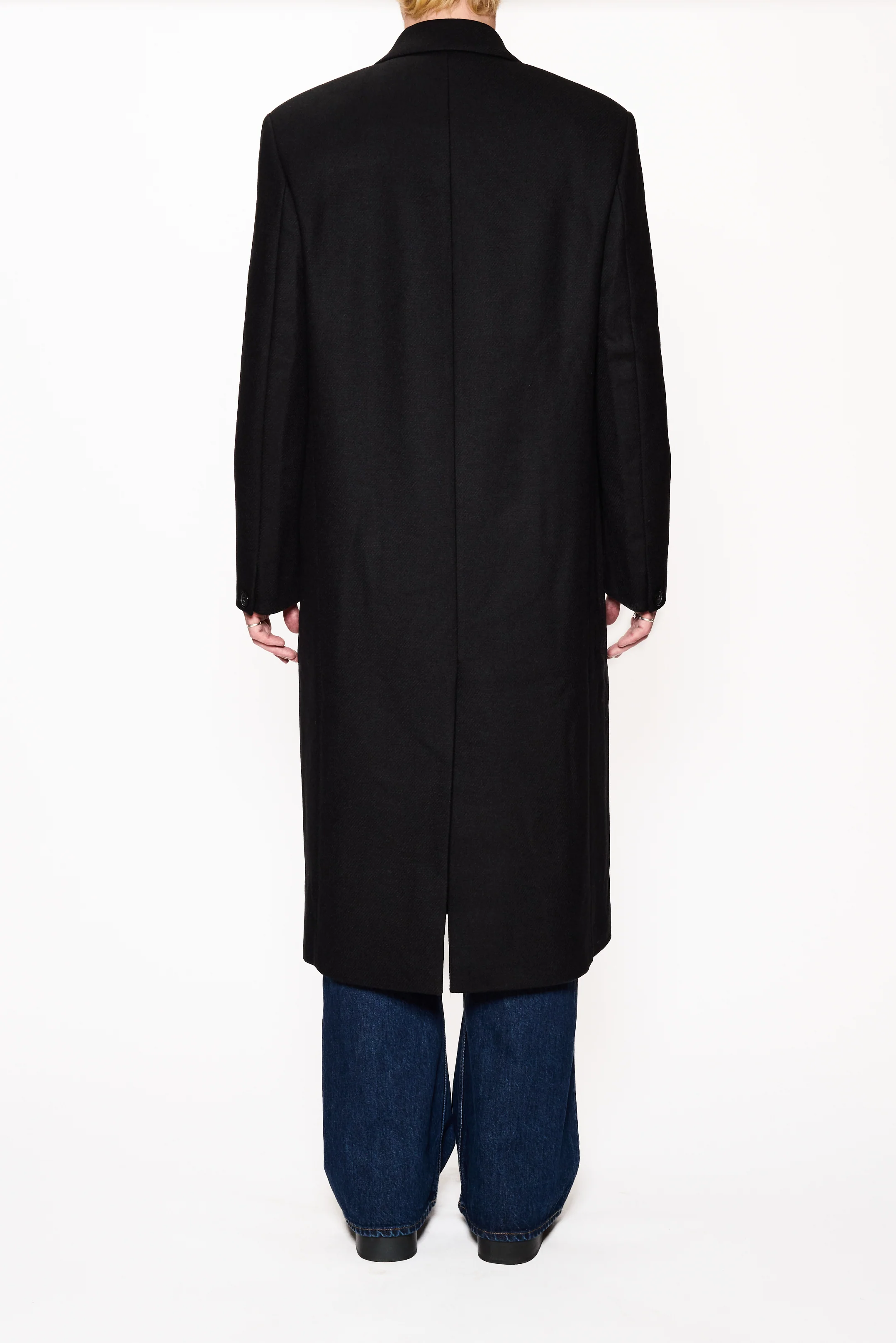 Relaxed Double Breasted Coat - Image 3